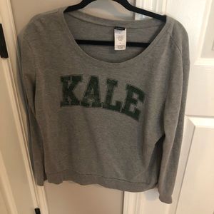 Kale long sleeve top
